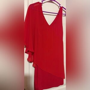 Bebe Vibrant Red Dress